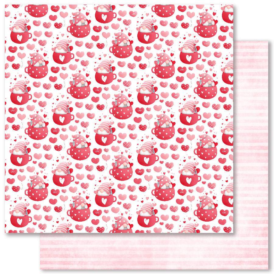 Gnomie Hugs C 12x12 Paper (12pc Bulk Pack) 29080 - Paper Rose Studio