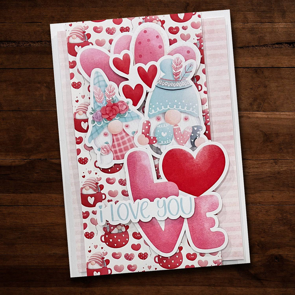 Gnomie Hugs Cardmaking Kit 29128 - Paper Rose Studio