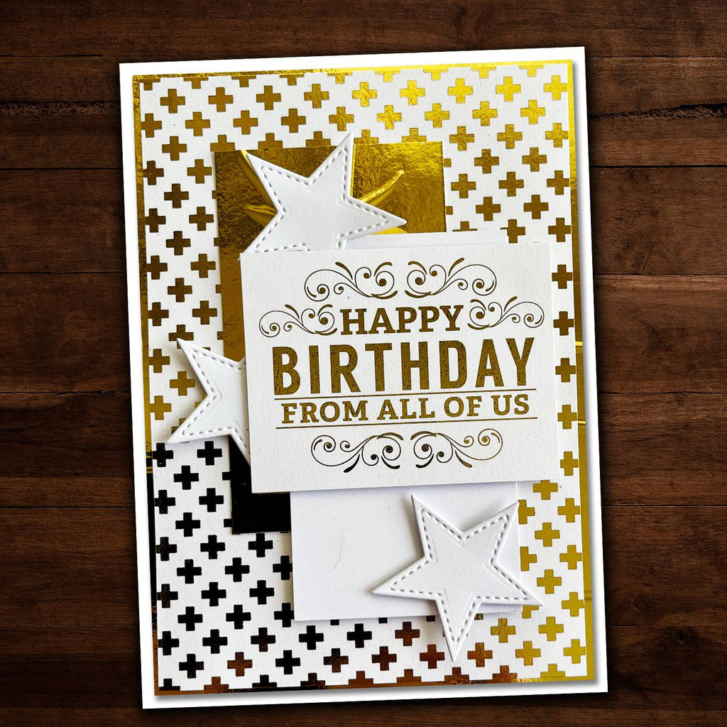 Gold Basics 1.1 12x12 Paper Collection 25351 - Foil - Paper Rose Studio