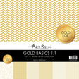 Gold Basics 1.1 12x12 Paper Collection 25351 - Foil - Paper Rose Studio