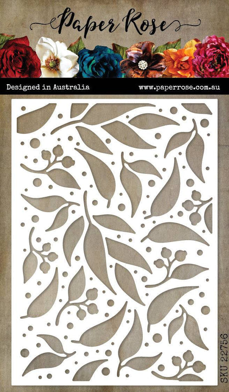 Gum Leaf Rectangle Coverplate Metal Cutting Die 22756 - Paper Rose Studio