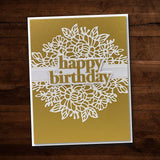 Happy Days Coverplate Metal Cutting Die 20781 - Paper Rose Studio