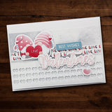 Heart Confetti Border Metal Cutting Die 28816 - Paper Rose Studio