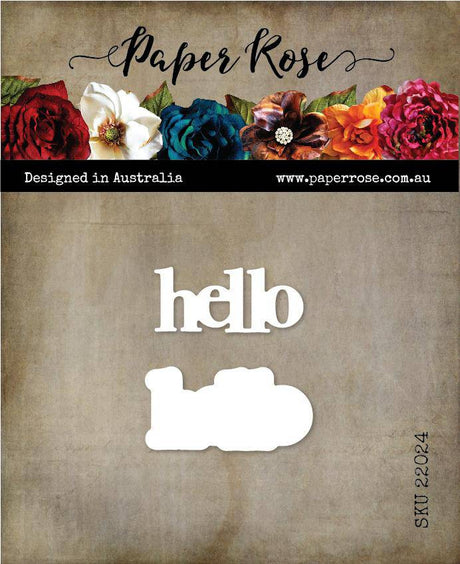 Hello Chunky Layered Metal Cutting Die 22024 - Paper Rose Studio