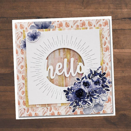 Hello Circle Word Metal Cutting Die 21324 - Paper Rose Studio