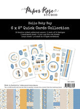 Hello Little Boy 6x8" Quick Cards Collection 29991 - Paper Rose Studio