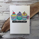 Hey Cupcake 4x6" Clear Stamp Set 19066 - Paper Rose Studio