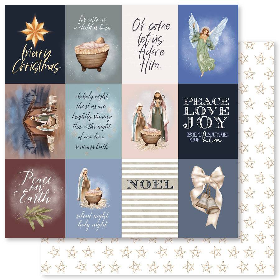 Holy Night B 12x12 Paper (12pc Bulk Pack) 20667 - Paper Rose Studio