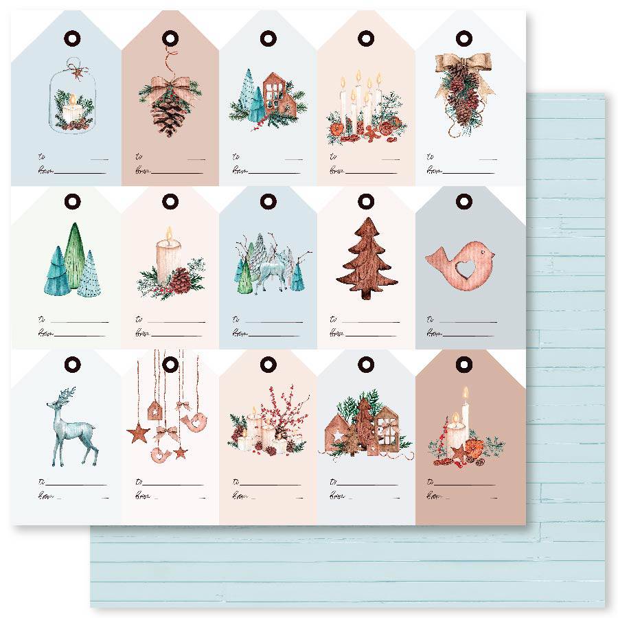 Home for Christmas C 12x12 Paper (12pc Bulk Pack) 26734 - Paper Rose Studio