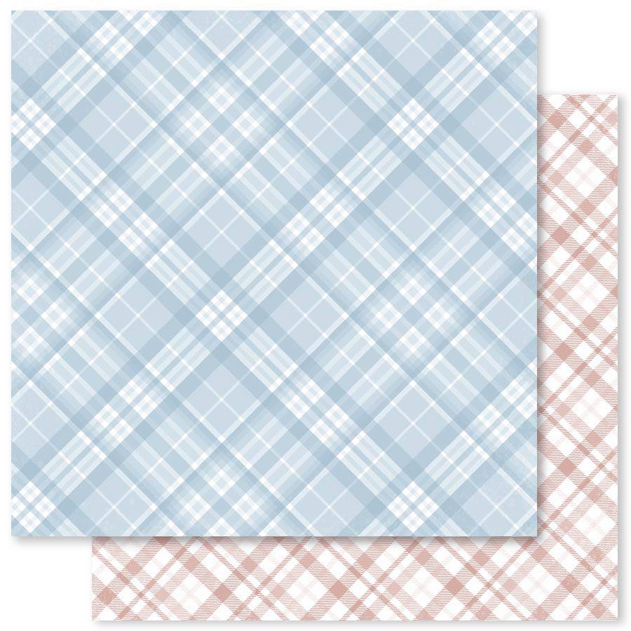 Home for Christmas Plaids A 12x12 Paper (12pc Bulk Pack) 26776 - Paper Rose Studio