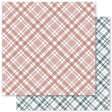 Home for Christmas Plaids D 12x12 Paper (12pc Bulk Pack) 26785 - Paper Rose Studio