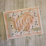 Hugs Layered Script Metal Cutting Die 28837 - Paper Rose Studio