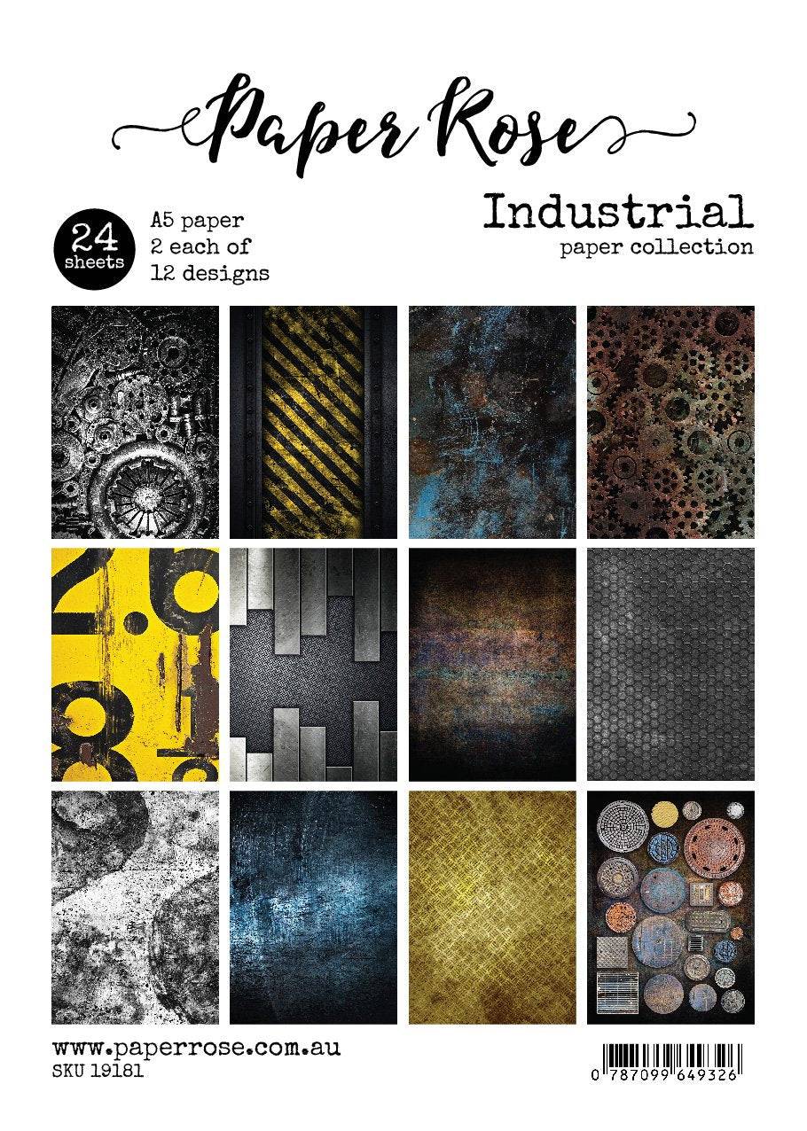 Industrial A5 24pc Paper Pack 19181 - Paper Rose Studio