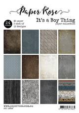 It's a Boy Thing A5 24pc Paper Pack 18996 - Paper Rose Studio