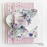 Lace Heart Frame Metal Cutting Die 21057 - Paper Rose Studio