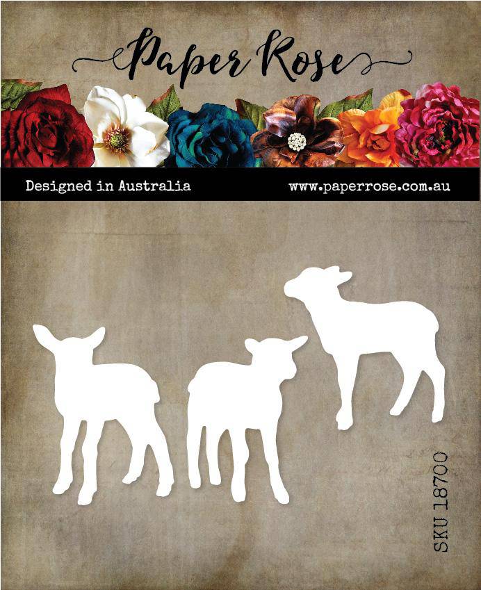 Lamb Trio Large Metal Cutting Die 18700 - Paper Rose Studio