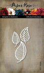 Lined Leaf Outlines Metal Cutting Die 18685 - Paper Rose Studio