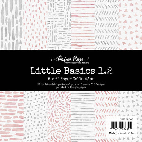 Little Basics 1.2 6x6 Paper Collection 22543 - Paper Rose Studio