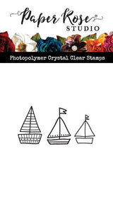 Little Boat Trio Clear Stamp Set 23749 - Paper Rose Studio