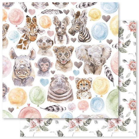 Little Savannah C 12x12 Paper (12pc Bulk Pack) 27541 - Paper Rose Studio