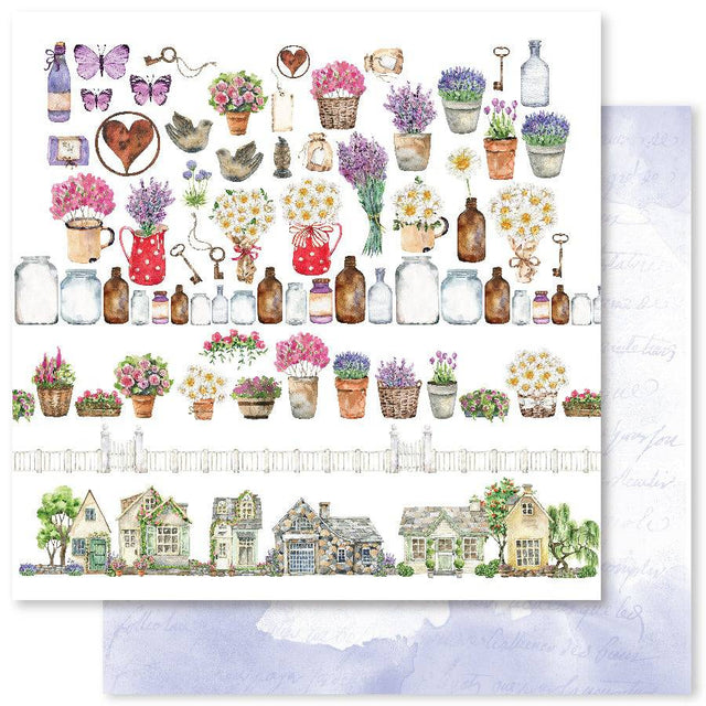 Little Village F 12x12 Paper (12pc Bulk Pack) 26059 - Paper Rose Studio