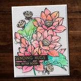 Lotus Bouquet 4x6" Clear Stamp Set 19087 - Paper Rose Studio