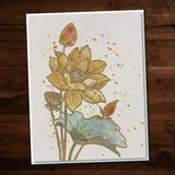 Lotus Bouquet 4x6" Clear Stamp Set 19087 - Paper Rose Studio