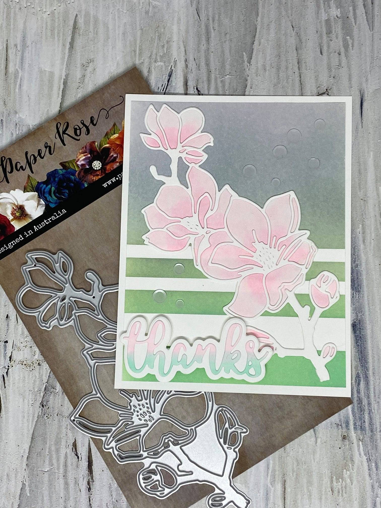 Magnolia Bloom Metal Die Set 18165 - Paper Rose Studio