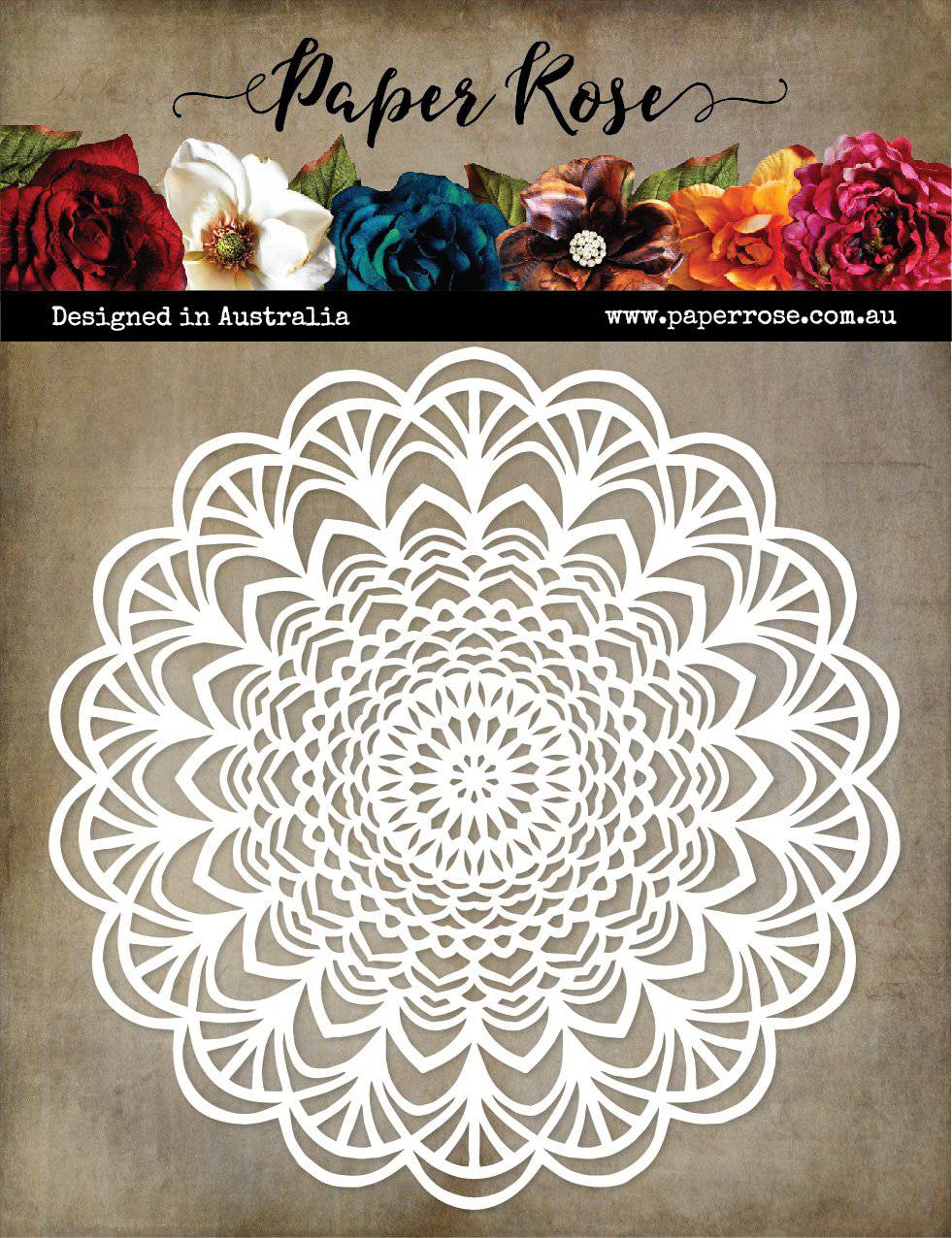 Mandala 2 6x6" Stencil 19235 - Paper Rose Studio