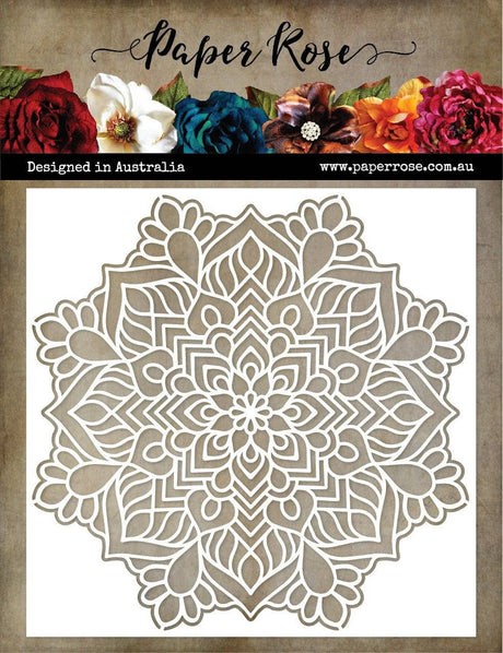 Mandala 3 6x6" Stencil 19238 - Paper Rose Studio