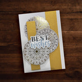 Mandala Card Fronts - Gold Foil 6x6 Paper Collection 29242 - Paper Rose Studio