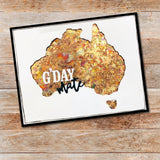 Map of Australia Metal Die Set 17866 - Paper Rose Studio