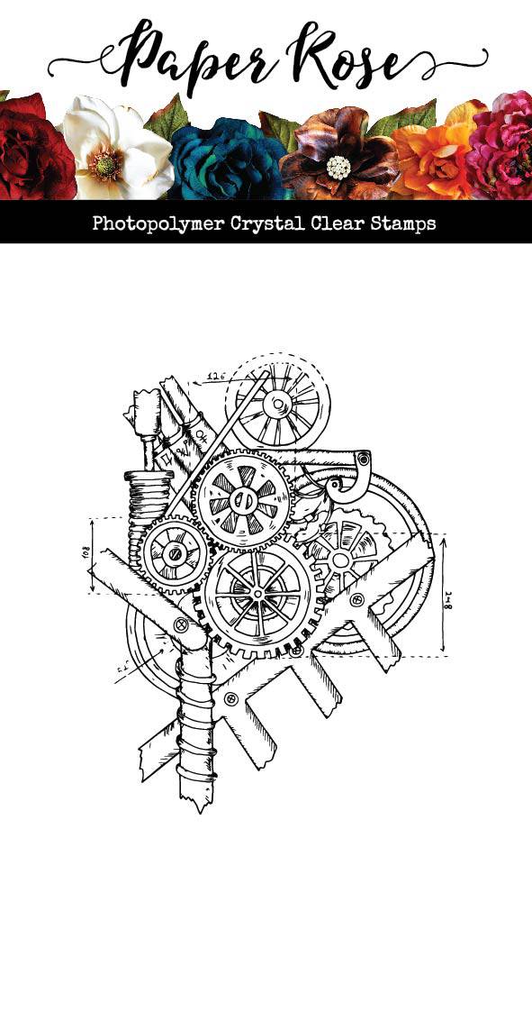 Mechanical & Watch Parts CLEAR STAMP BUNDLE 27031 27034 27037 27040 DISCONTINUED - Paper Rose Studio