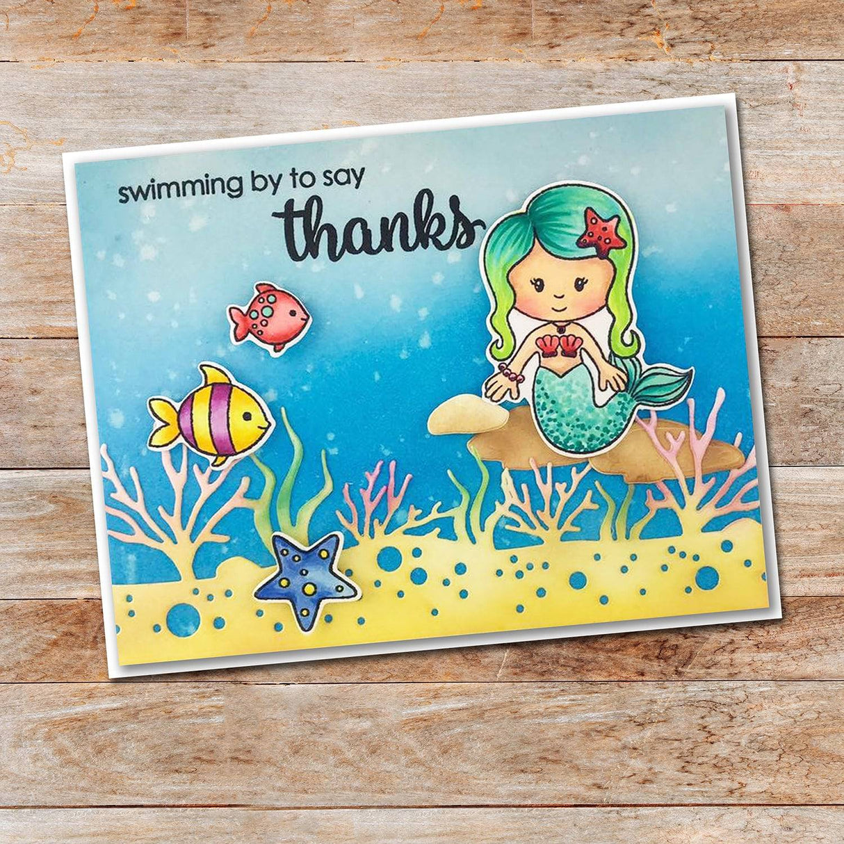 Mermaid Magic Clear Stamp Set 17433 - Paper Rose Studio