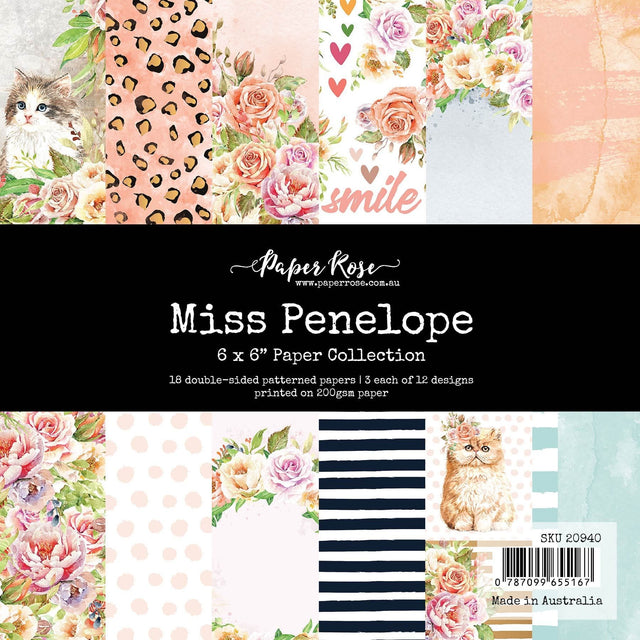 Miss Penelope 6x6 Paper Collection 20940 - Paper Rose Studio