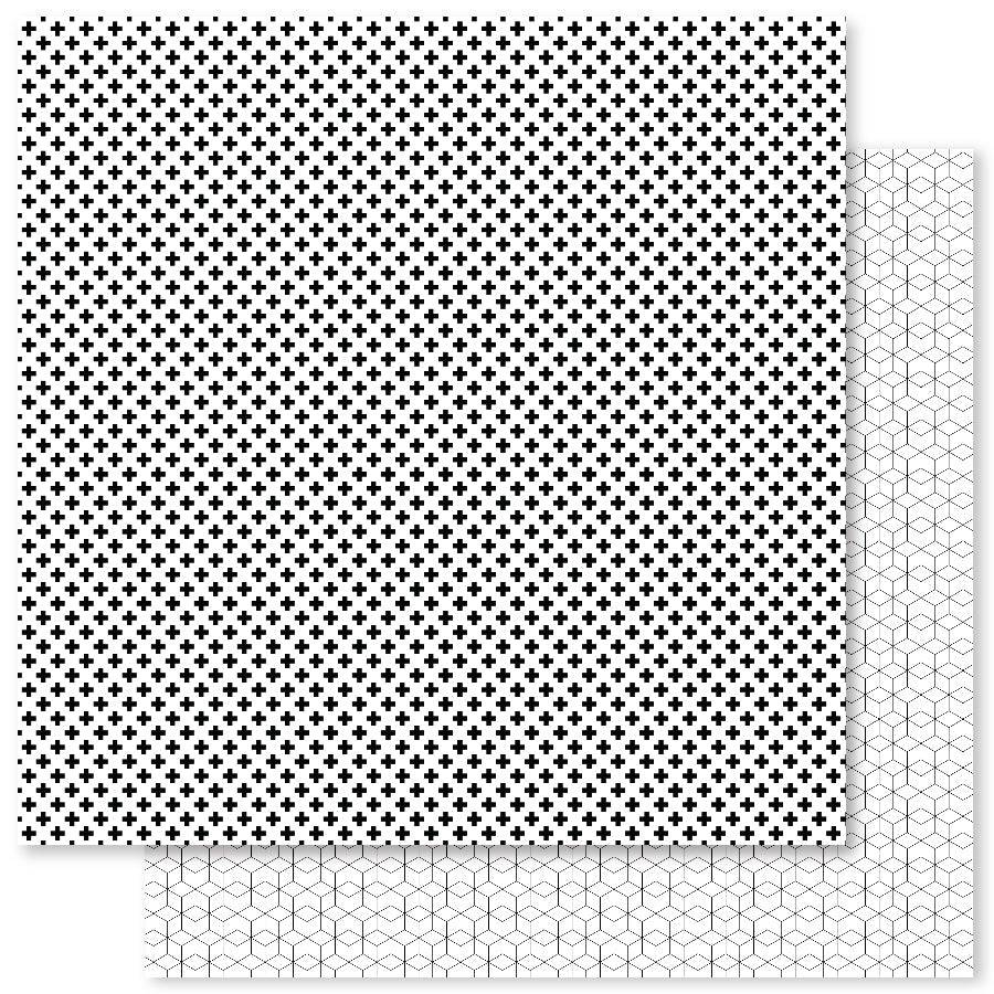 Monochrome Basics 1.0 D 12x12 Paper (12pc Bulk Pack) 20324 - Paper Rose Studio