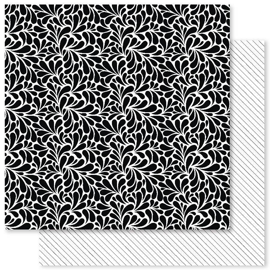 Monochrome Basics 1.0 F 12x12 Paper (12pc Bulk Pack) 20330 - Paper Rose Studio