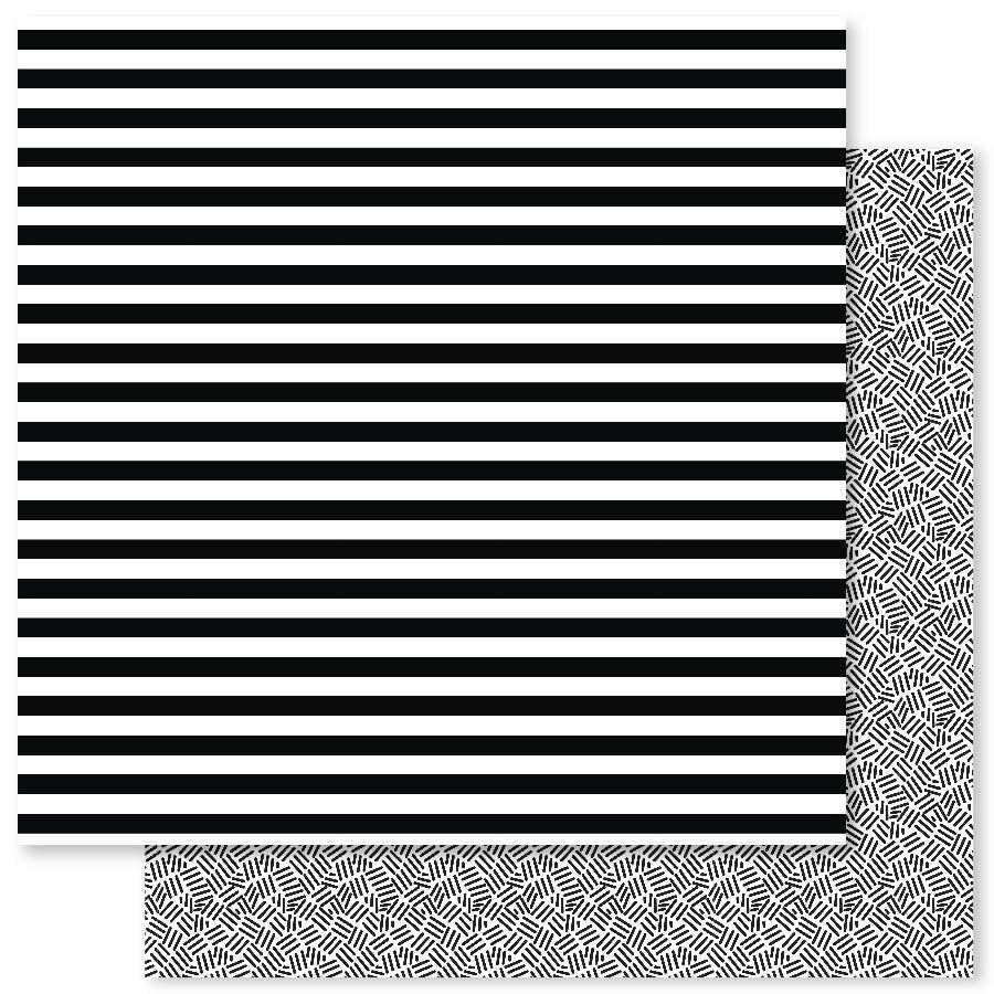 Monochrome Basics 1.1 B 12x12 Paper (12pc Bulk Pack) 21501 - Paper Rose Studio