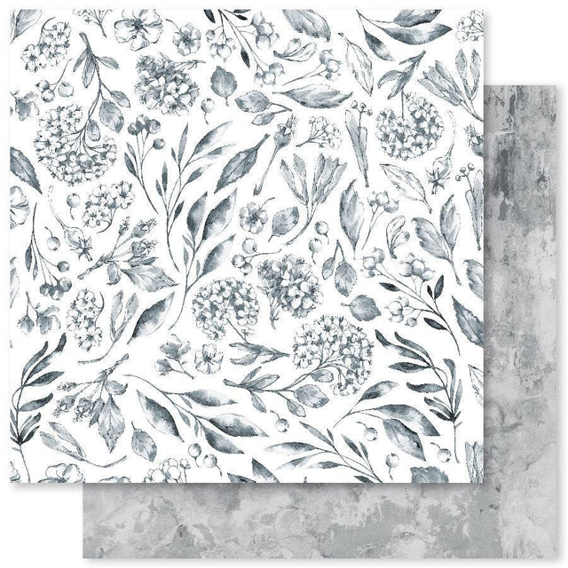 Monochrome Garden A 12x12 Paper (12pc Bulk Pack) 24736 - Paper Rose Studio