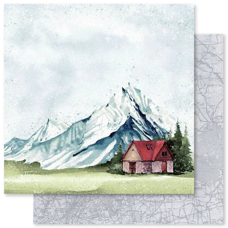 Mountain Trek 2.0 F 12x12 Paper (12pc Bulk Pack) 30090 - Paper Rose Studio