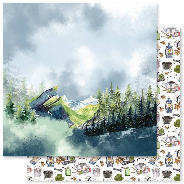 Mountain Trek F  12x12 Paper (12pc Bulk Pack) 21732 - Paper Rose Studio