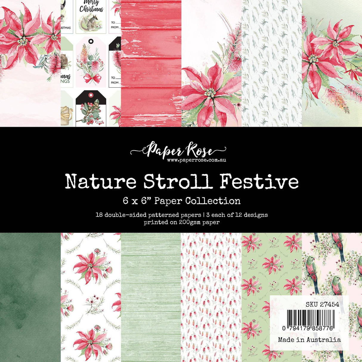 Nature Stroll Festive 6x6 Paper Collection 27454 - Paper Rose Studio