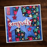 Nesting Stitched Stars Metal Cutting Die 17619 - Paper Rose Studio