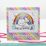 Rainbow Cats Clear Stamp 31785 - Paper Rose Studio