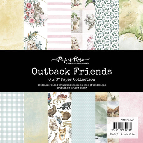 Outback Friends 6x6 Paper Collection 24946 - Paper Rose Studio