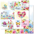 Pansy Garden A 12x12 Paper (12pc Bulk Pack) 22306 - Paper Rose Studio