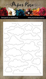 Pierced Cloud Coverplate Metal Cutting Die 25636 - Paper Rose Studio