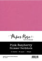 Pink Raspberry Shimmer Cardstock A5 10pc 29536 - Paper Rose Studio