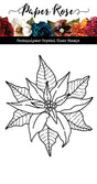 Poinsettia Large Clear Stamp 27289 - Paper Rose Studio