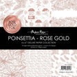 Poinsettia - Rose Gold Foil 6x6 Paper Collection 27253 - Paper Rose Studio